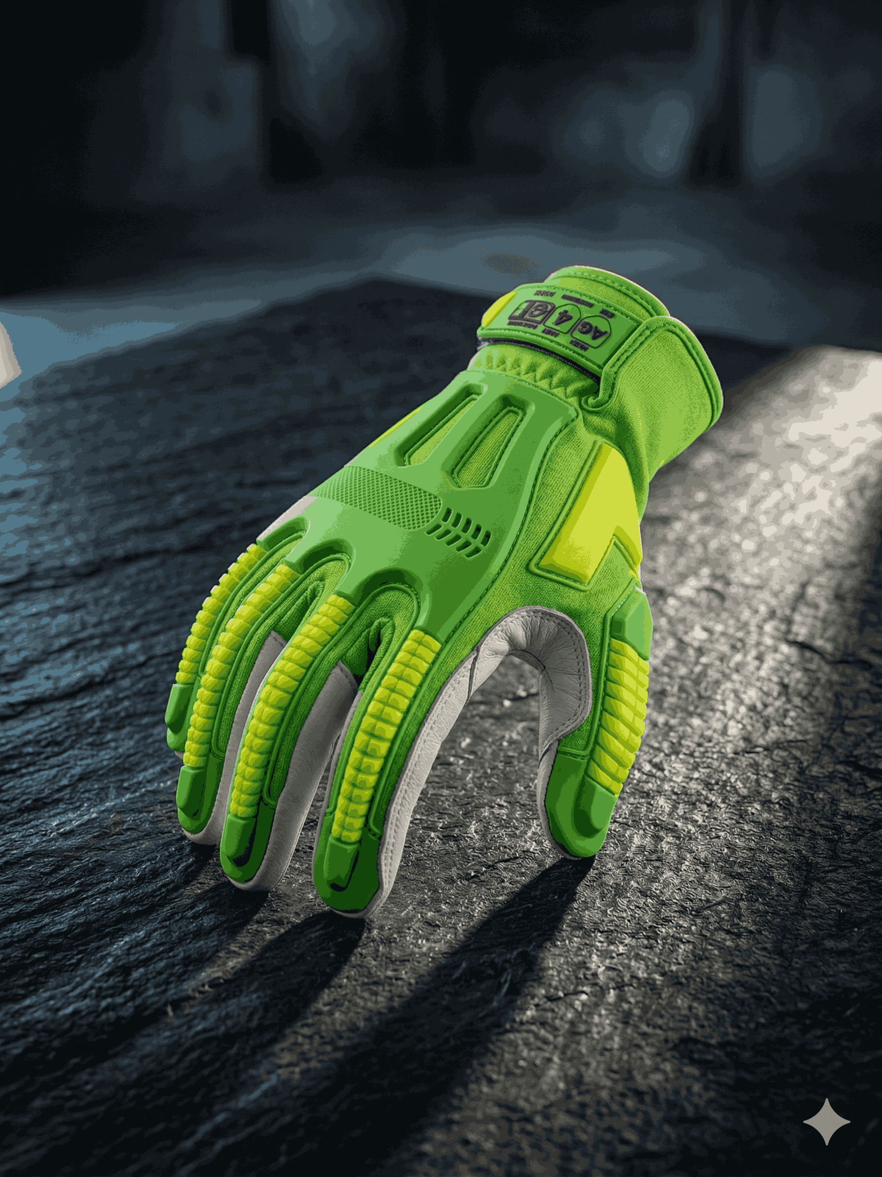 Light Green And Yellow mechanic View 1