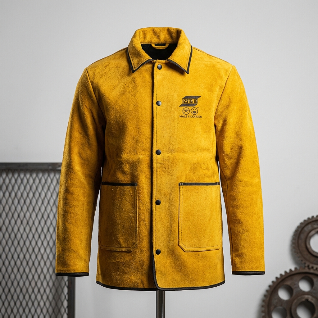 Welding Jacket - Yellow Leather